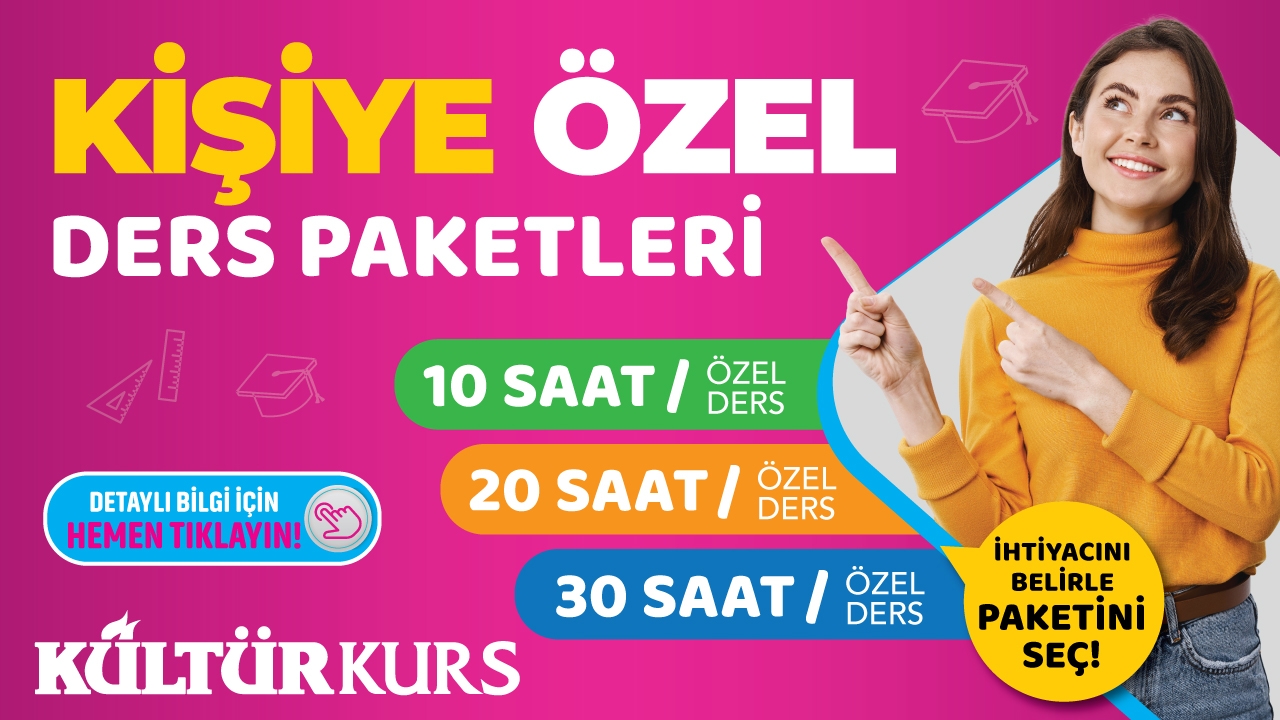 kişiye özel ders paketleri